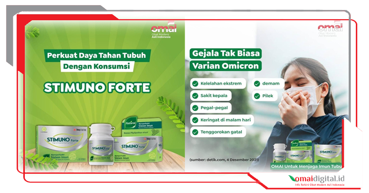 Pasien COVID-19 Omicron Meningkat. Obat Herbal Teruji Klinis untuk Imunitas-STIMUNO Forte